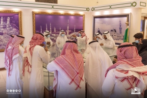 معرض عمارة الحرمين الشريفين يستقبل وفدا من نادي مكة الثقافي الأدبي
