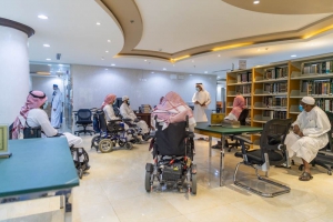 مكتبة الحرم المكي الشريف توفر خدماتها للأشخاص ذوي الإعاقة